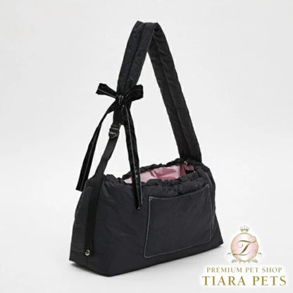 ルイスドッグ louisdog Black Crush Sling Bag【小型犬 犬用 スリングバッグ セレブ】