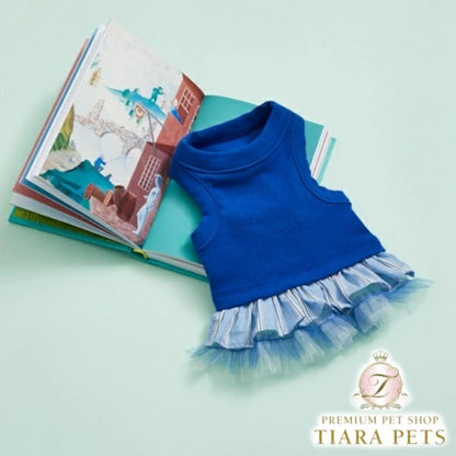 ルイスドッグ louisdog Princess Blue TOP【小型犬 犬服 トップス タンクトップ セレブ】
