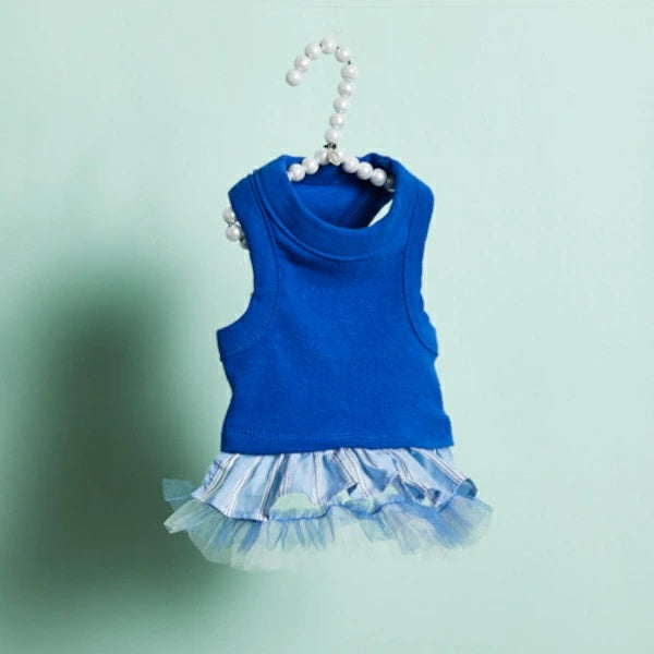 ルイスドッグ louisdog Princess Blue TOP【小型犬 犬服 トップス タンクトップ セレブ】