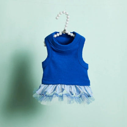 ルイスドッグ louisdog Princess Blue TOP【小型犬 犬服 トップス タンクトップ セレブ】