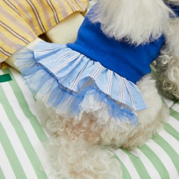 ルイスドッグ louisdog Princess Blue TOP【小型犬 犬服 トップス タンクトップ セレブ】