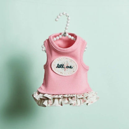 ルイスドッグ louisdog Rose Pink TOP【小型犬 犬服 トップス タンクトップ セレブ】