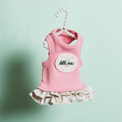 ルイスドッグ louisdog Rose Pink TOP【小型犬 犬服 トップス タンクトップ セレブ】