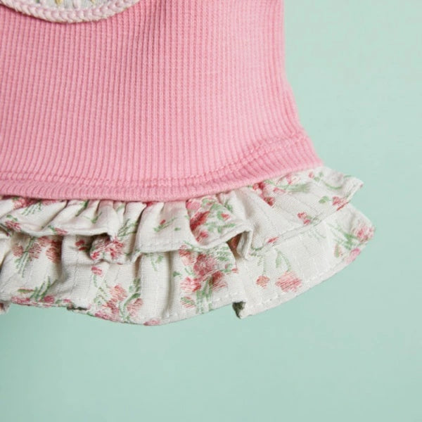 ルイスドッグ louisdog Rose Pink TOP【小型犬 犬服 トップス タンクトップ セレブ】