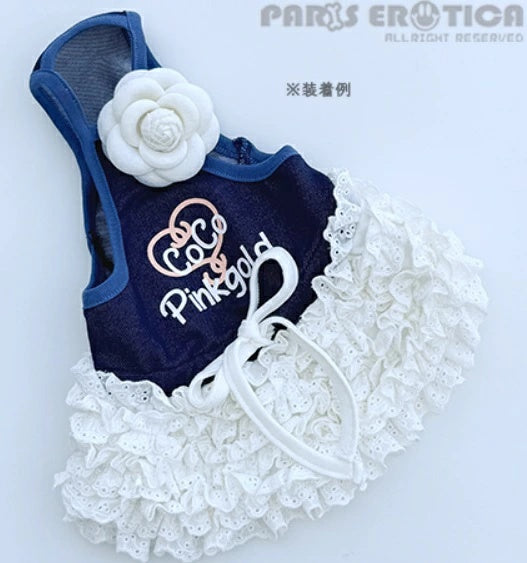 パリエロ PARIERO★受注限定★Camellia brooch【小型犬 犬用 アクセサリー ブローチ コサージュ セレブ】