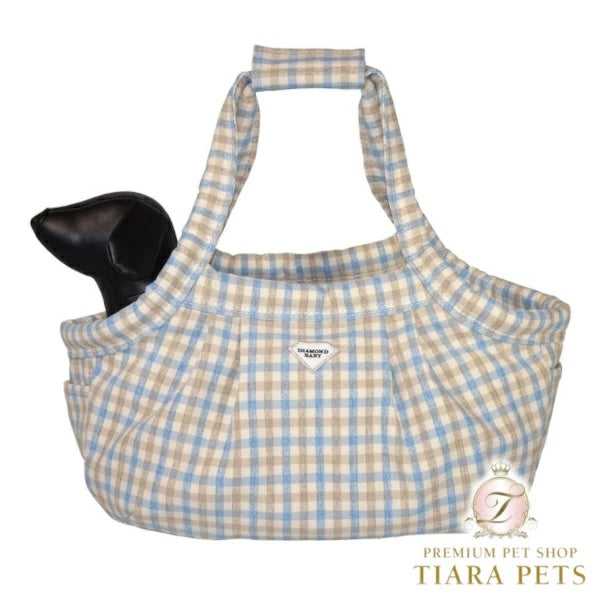 ダイヤモンドベイビー Diamond Baby DB Style キャリーバッグ ナチュラルメローギンガム【小型犬 猫用 小動物用 キャリーバッグ セレブ】