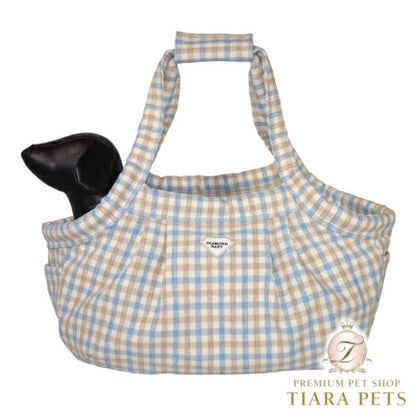 ダイヤモンドベイビー Diamond Baby DB Style キャリーバッグ ナチュラルメローギンガム【小型犬 猫用 小動物用 キャリーバッグ セレブ】
