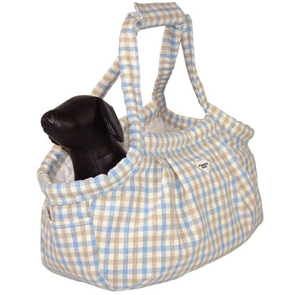 ダイヤモンドベイビー Diamond Baby DB Style キャリーバッグ ナチュラルメローギンガム【小型犬 猫用 小動物用 キャリーバッグ セレブ】