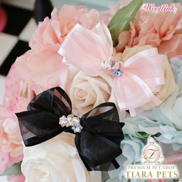 ウーフリンク WOOFLINK STARDUST HAIRBOW【小型犬 犬用 ヘアアクセサリー クリップ セレブ】