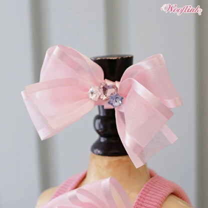 ウーフリンク WOOFLINK STARDUST HAIRBOW【小型犬 犬用 ヘアアクセサリー クリップ セレブ】