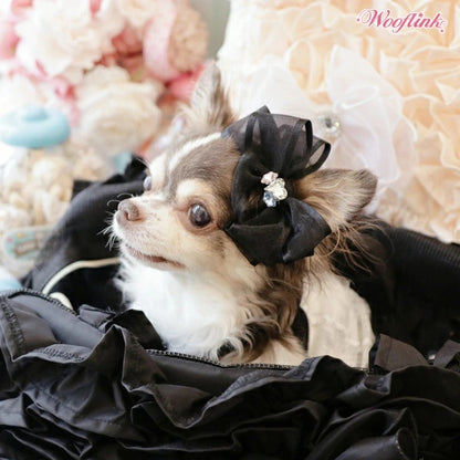 ウーフリンク WOOFLINK STARDUST HAIRBOW【小型犬 犬用 ヘアアクセサリー クリップ セレブ】
