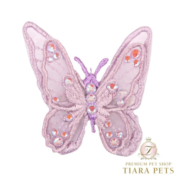 シャーロットドレス Charlotte's Dress Art. A124N hair-clip Butterfly lilac【犬用 ヘアアクセサリー セレブ】