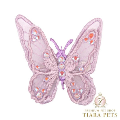 シャーロットドレス Charlotte's Dress Art. A124N hair-clip Butterfly lilac【犬用 ヘアアクセサリー セレブ】