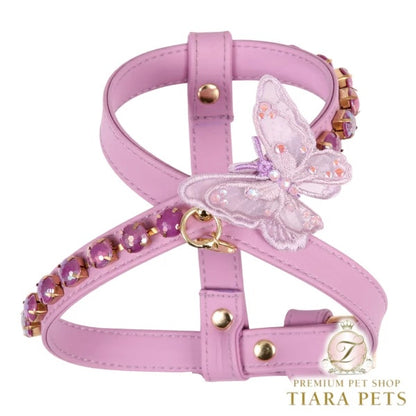 シャーロットドレス Charlotte's Dress Art.g1623N harness Butterfly lilac【小型犬用 犬用 ハーネス セレブ】