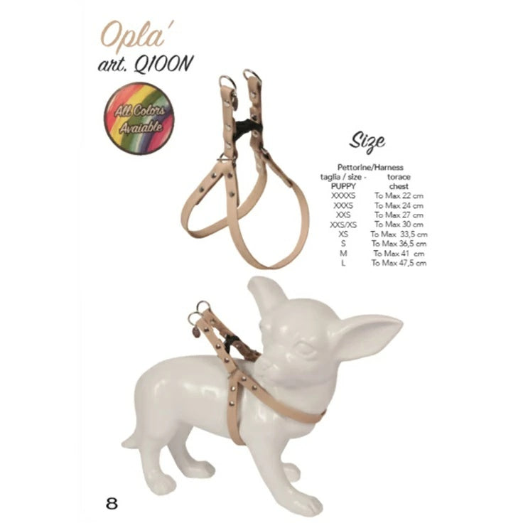 Charlotte's Dress Art Q100N harness Opla [Dog harness celebrity for small dogs]