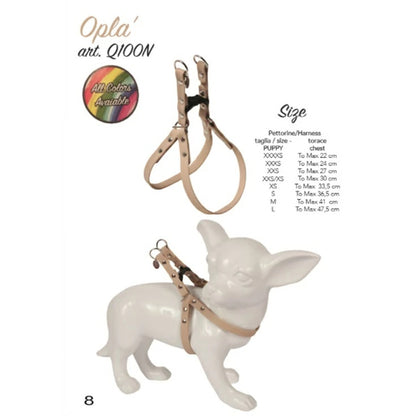 Charlotte's Dress Art Q100N harness Opla [Dog harness celebrity for small dogs]