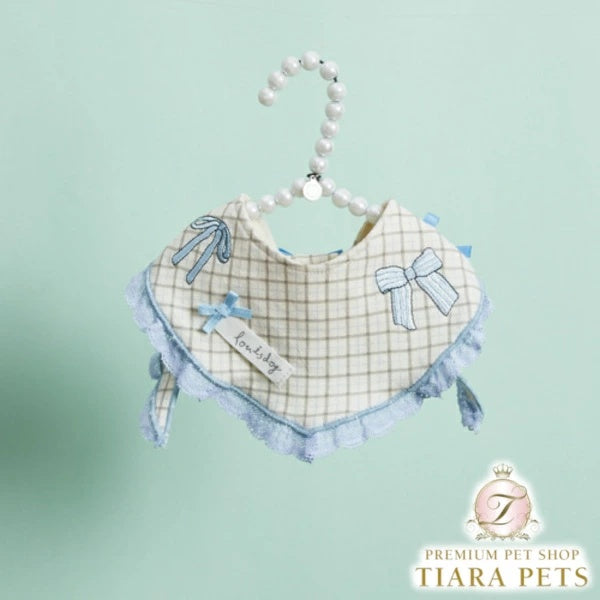 ルイスドッグ louisdog Bleu Bebe Scarf【小型犬 犬用 犬服 アクセサリ スカーフ セレブ】