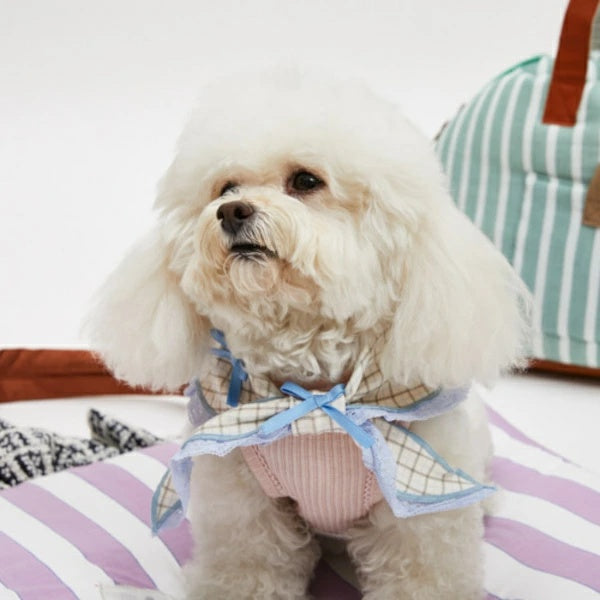 ルイスドッグ louisdog Bleu Bebe Scarf【小型犬 犬用 犬服 アクセサリ スカーフ セレブ】