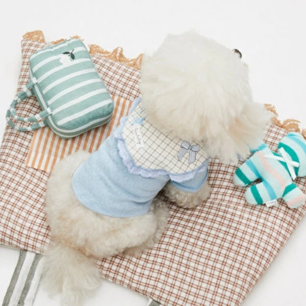 ルイスドッグ louisdog Bleu Bebe Scarf【小型犬 犬用 犬服 アクセサリ スカーフ セレブ】