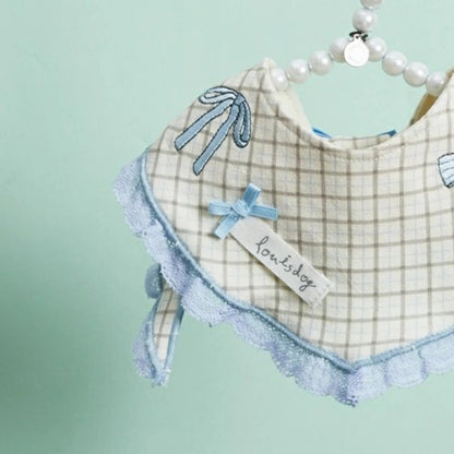 ルイスドッグ louisdog Bleu Bebe Scarf【小型犬 犬用 犬服 アクセサリ スカーフ セレブ】