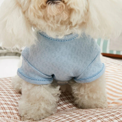 ルイスドッグ louisdog Cloudy TEE【小型犬 犬用 犬服 トップス Ｔシャツ セレブ】