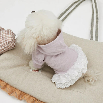 ルイスドッグ louisdog Dusty Bloom Hoodie【小型犬 犬用 犬服 トップス フーディ パーカー スウェット セレブ】