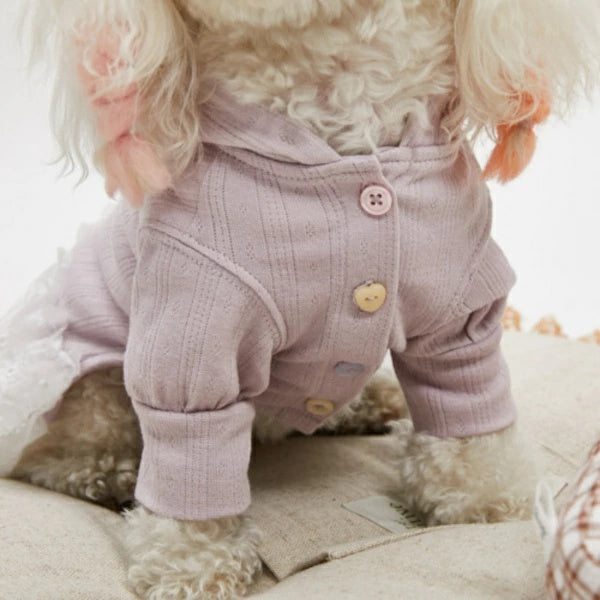 ルイスドッグ louisdog Dusty Bloom Hoodie【小型犬 犬用 犬服 トップス フーディ パーカー スウェット セレブ】