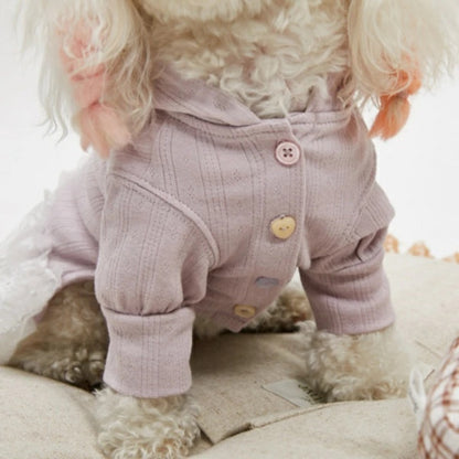 ルイスドッグ louisdog Dusty Bloom Hoodie【小型犬 犬用 犬服 トップス フーディ パーカー スウェット セレブ】