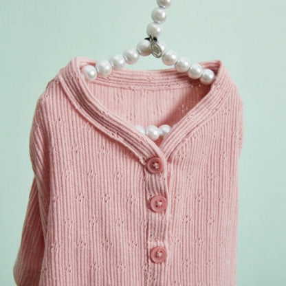 ルイスドッグ louisdog Eyelet All-in-One/Pink【小型犬 犬用 犬服 オールインワン ロンパース つなぎ セレブ】