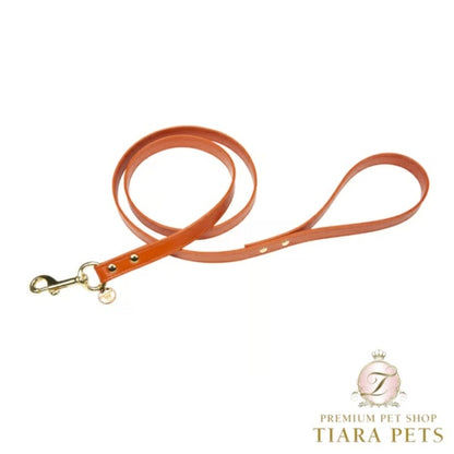 シャーロットドレス Charlotte's Dress Art. h1566NO leash Hermes (ゴールド仕様)【小型犬用 犬用 リード リーシュ セレブ】