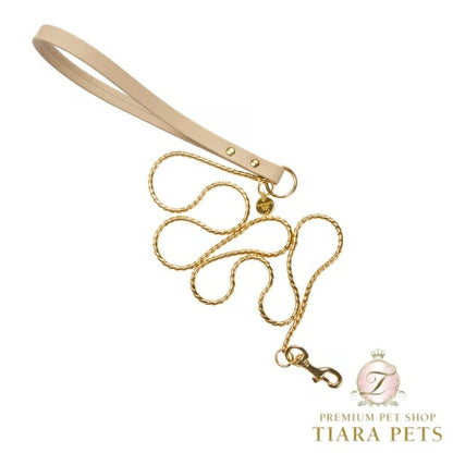 シャーロットドレス Charlotte's Dress Art. h1583NO leash Snake(ゴールド仕様)【小型犬用 犬用 リード リーシュ セレブ】