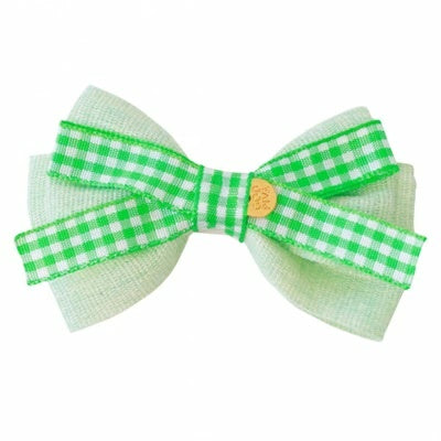 ゴッドピヴァ GODPIVA パステルギンガムバレッタ【小型犬 犬用 ヘアアクセサリー バレッタ セレブ】