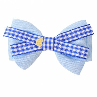 ゴッドピヴァ GODPIVA パステルギンガムバレッタ【小型犬 犬用 ヘアアクセサリー バレッタ セレブ】
