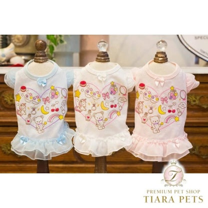 ブルブブ BUL BU-BU ドリーミーティアードスリーブ【小型犬 犬服 ウエア トップス ノースリーブ セレブ】