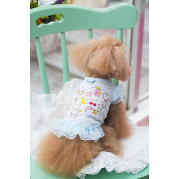 ブルブブ BUL BU-BU ドリーミーティアードスリーブ【小型犬 犬服 ウエア トップス ノースリーブ セレブ】