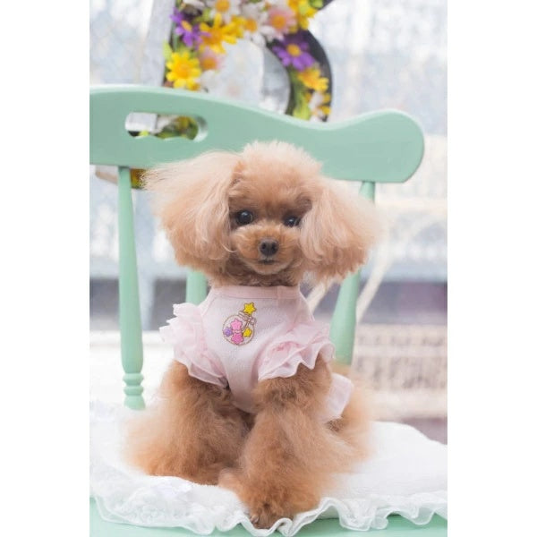 ブルブブ BUL BU-BU ドリーミーティアードスリーブ【小型犬 犬服 ウエア トップス ノースリーブ セレブ】