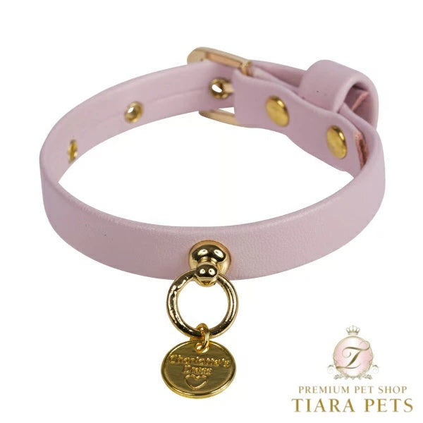 シャーロットドレス Charlotte's Dress Art f1010NO collar So Chic（ゴールド仕様）【小型犬用 犬用 カラー 首輪 セレブ】