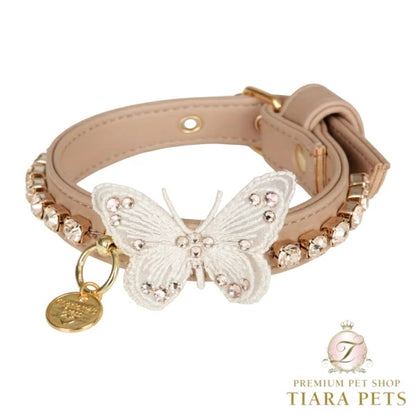 シャーロットドレス Charlotte's Dress Art. f1621N collar Butterfly【小型犬用 犬用 カラー 首輪 セレブ】
