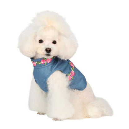 シャーロットドレス Charlotte's Dress Art. 9028 harness jacket Rose【小型犬用 犬用 一体型 ハーネス ジャケット セレブ】