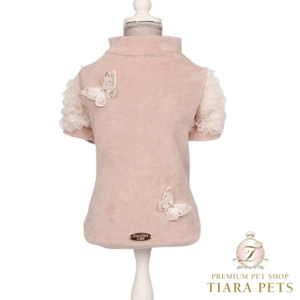 シャーロットドレス Charlotte's Dress Art. 3175 sweatshirt Butterfly【小型犬用 犬服 トップス スウェット セレブ】