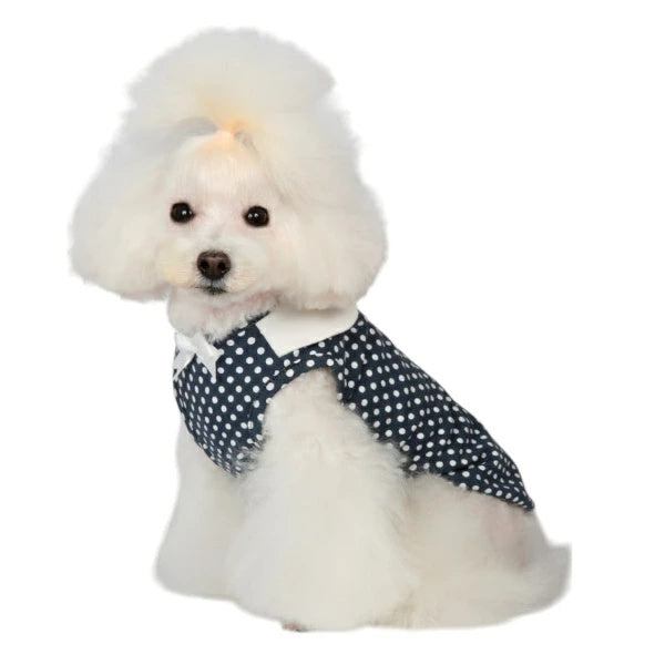 シャーロットドレス Charlotte's Dress Art. 5148 t-shirt Pois for her【小型犬用 犬服 トップス Tシャツ セレブ】