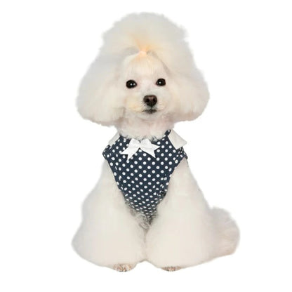 シャーロットドレス Charlotte's Dress Art. 5148 t-shirt Pois for her【小型犬用 犬服 トップス Tシャツ セレブ】