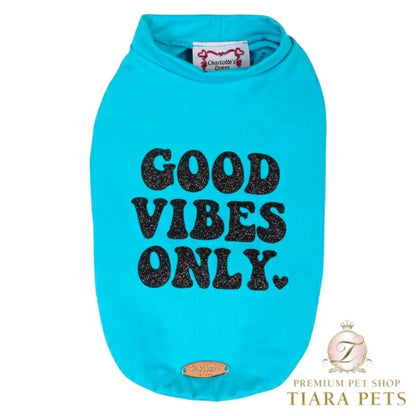 シャーロットドレス Charlotte's Dress Art. 5147 t-shirt Good Vibes【小型犬用 犬服 トップス Tシャツ セレブ】
