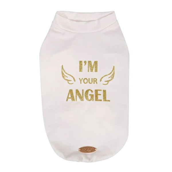 シャーロットドレス Charlotte's Dress Art. 5141 t-shirt I' m your Angel【小型犬用 犬服 トップス Tシャツ セレブ】
