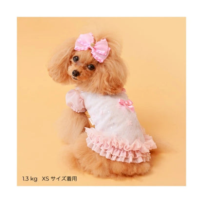 【本日ポイント3倍!!】ゴッドピヴァ GODPIVA★ご予約★COOLフラワーチュールタンク ※5月上旬より順次発送【小型犬 犬服 トップス タンクトップ セレブ】