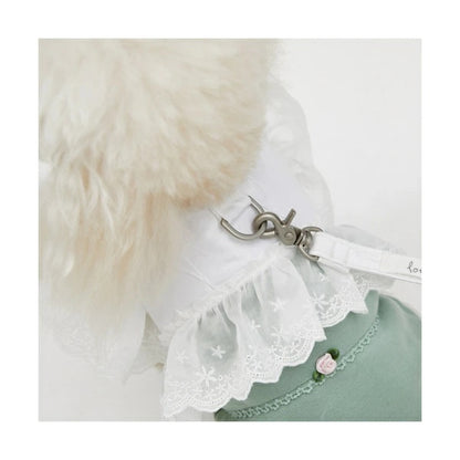 ルイスドッグ louisdog Walk WIth Me/White Bloom【小型犬 犬用 ハーネス リード セット セレブ】