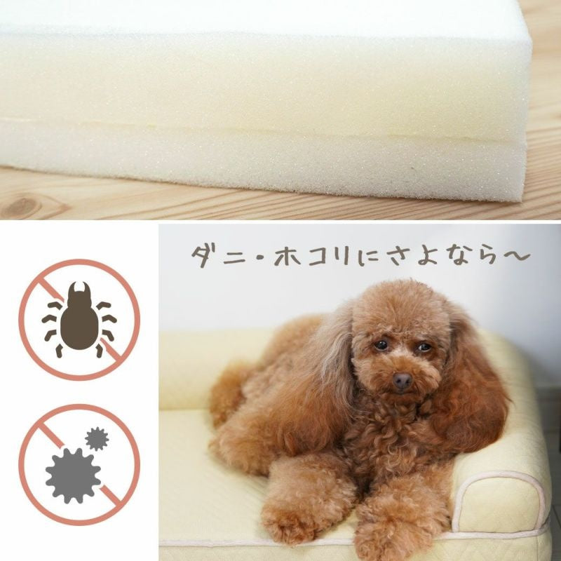 アイドッグ iDog UNAGE アンエイジ 低反発シニアベッド コーナーベッド Sサイズ 防水 アイドッグ[16298]【小型犬 犬用 ソファ ベッド セット セレブ】