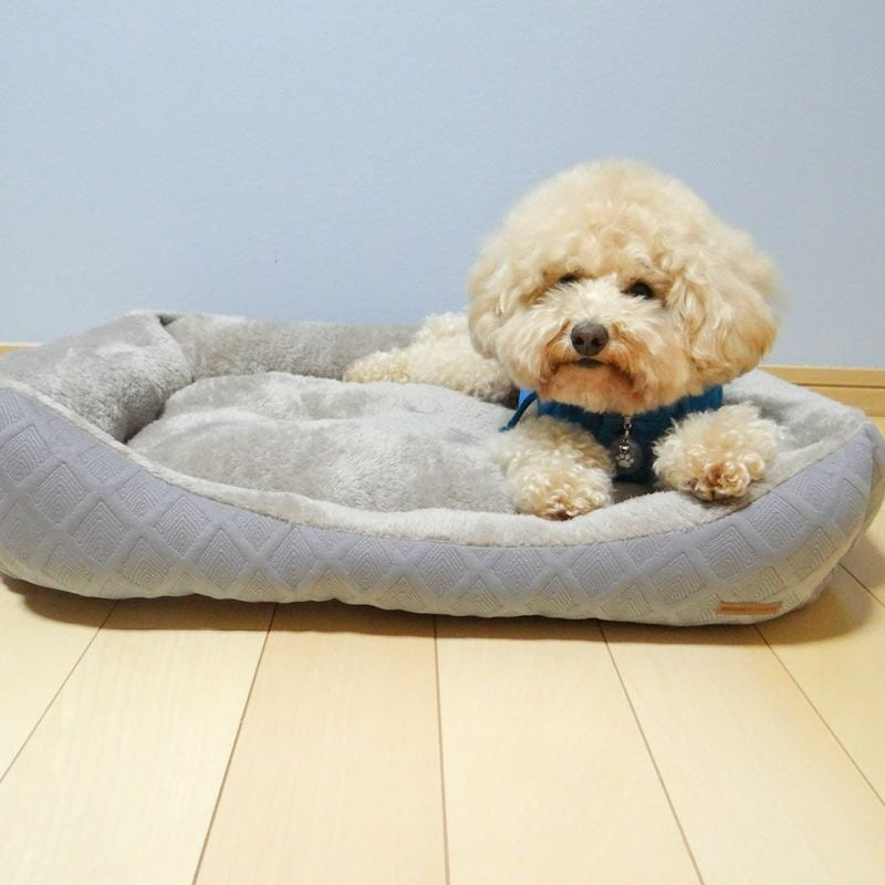 アイドッグ iDog スクエアベッド Mサイズ アイドッグ[15292]【小型犬 犬用 ソファ ベッド セット セレブ】