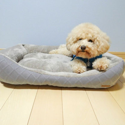 アイドッグ iDog スクエアベッド Mサイズ アイドッグ[15292]【小型犬 犬用 ソファ ベッド セット セレブ】