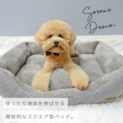 アイドッグ iDog スクエアベッド Mサイズ アイドッグ[15292]【小型犬 犬用 ソファ ベッド セット セレブ】